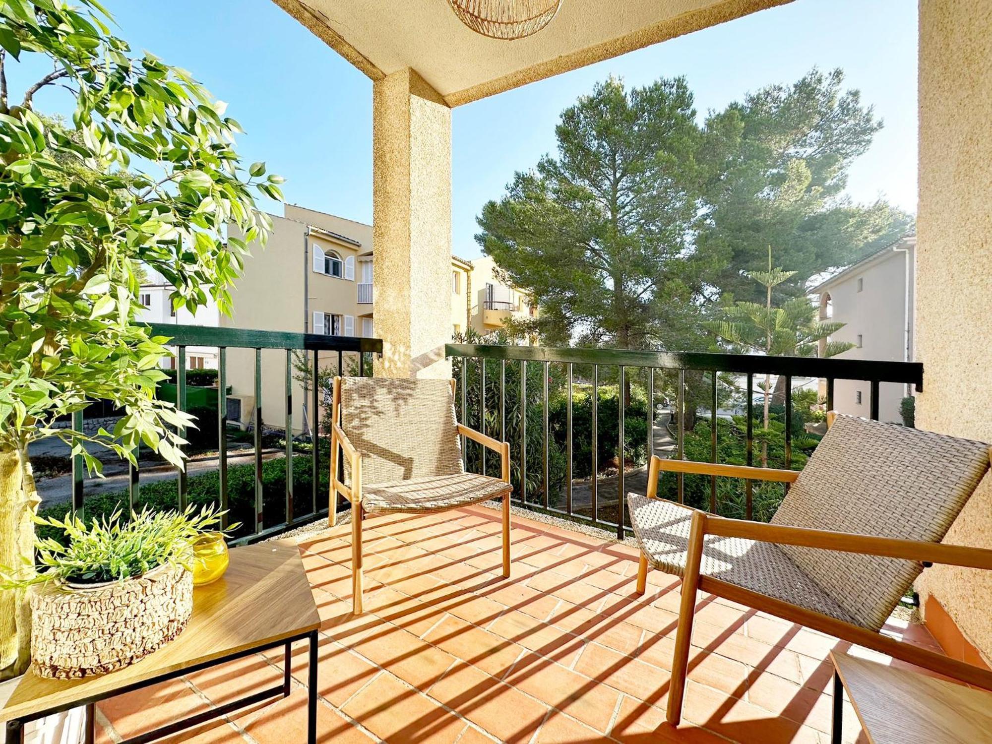 포엔샤 항구 Piso Tamarells Con Balcon Y Piscina Port Pollensa 아파트 외부 사진