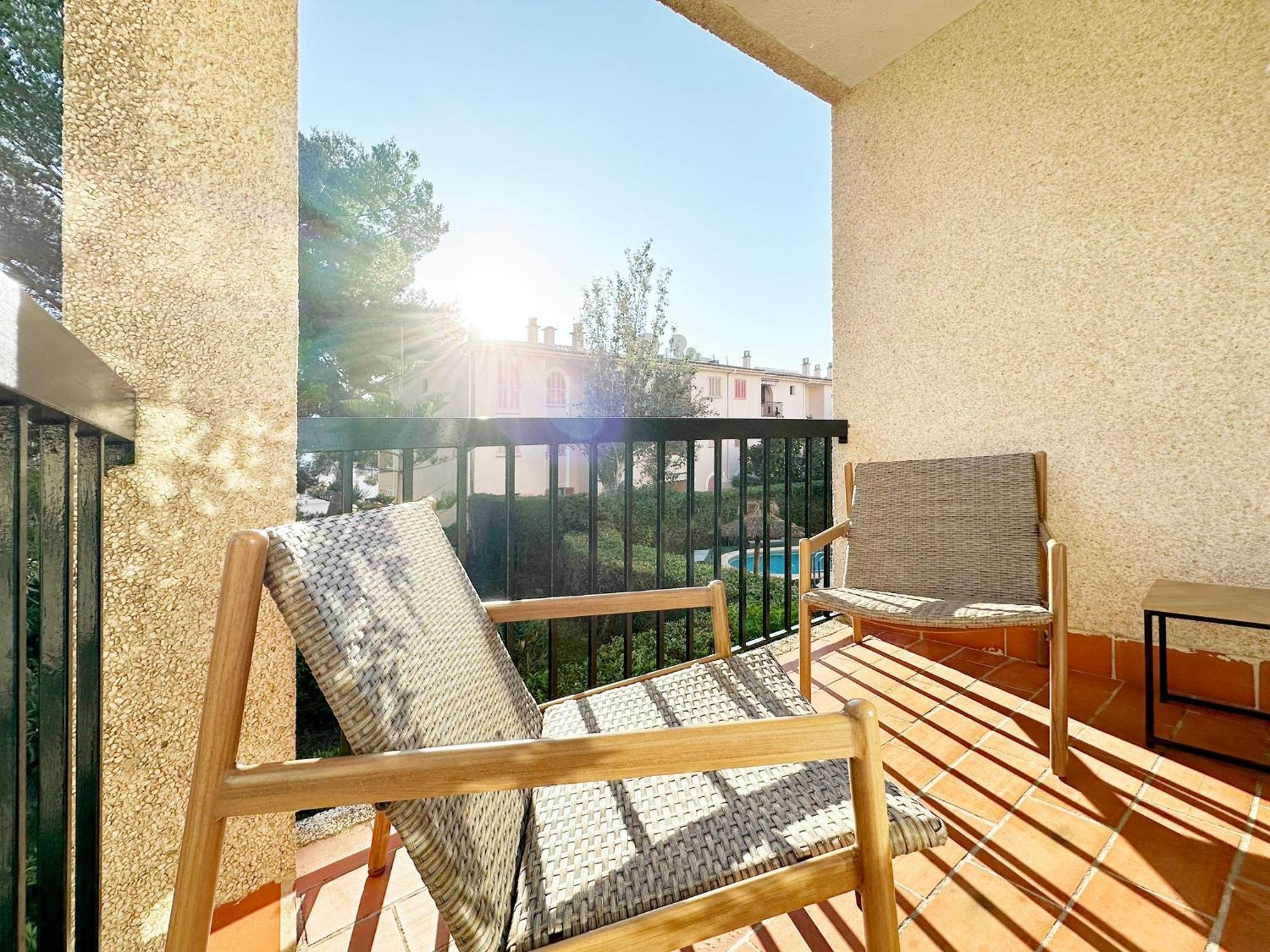 포엔샤 항구 Piso Tamarells Con Balcon Y Piscina Port Pollensa 아파트 외부 사진