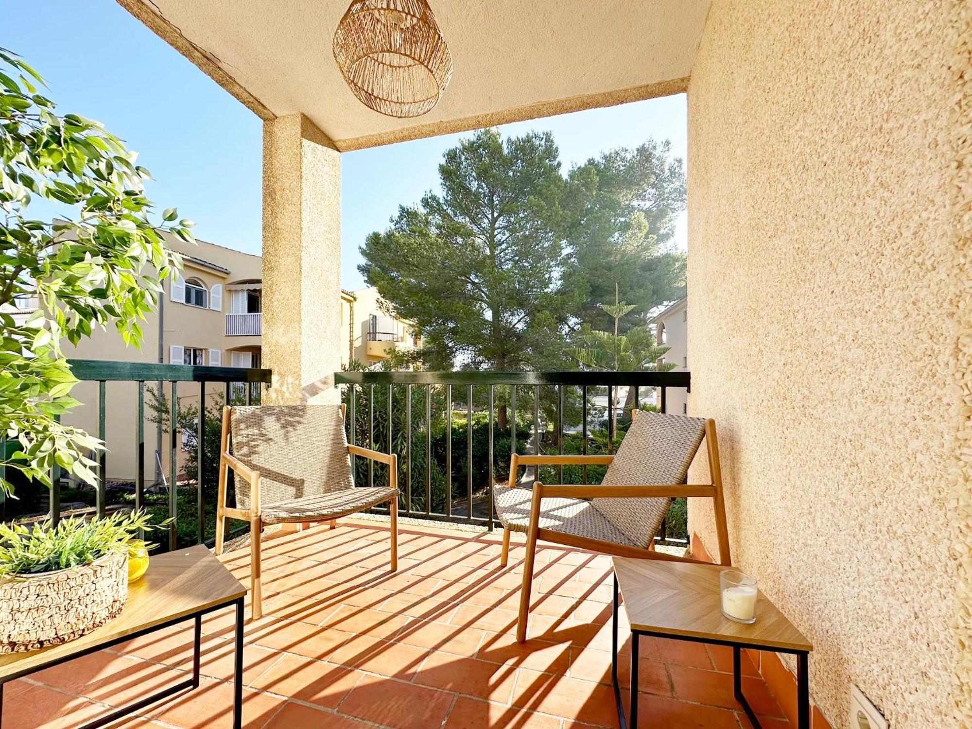 포엔샤 항구 Piso Tamarells Con Balcon Y Piscina Port Pollensa 아파트 외부 사진