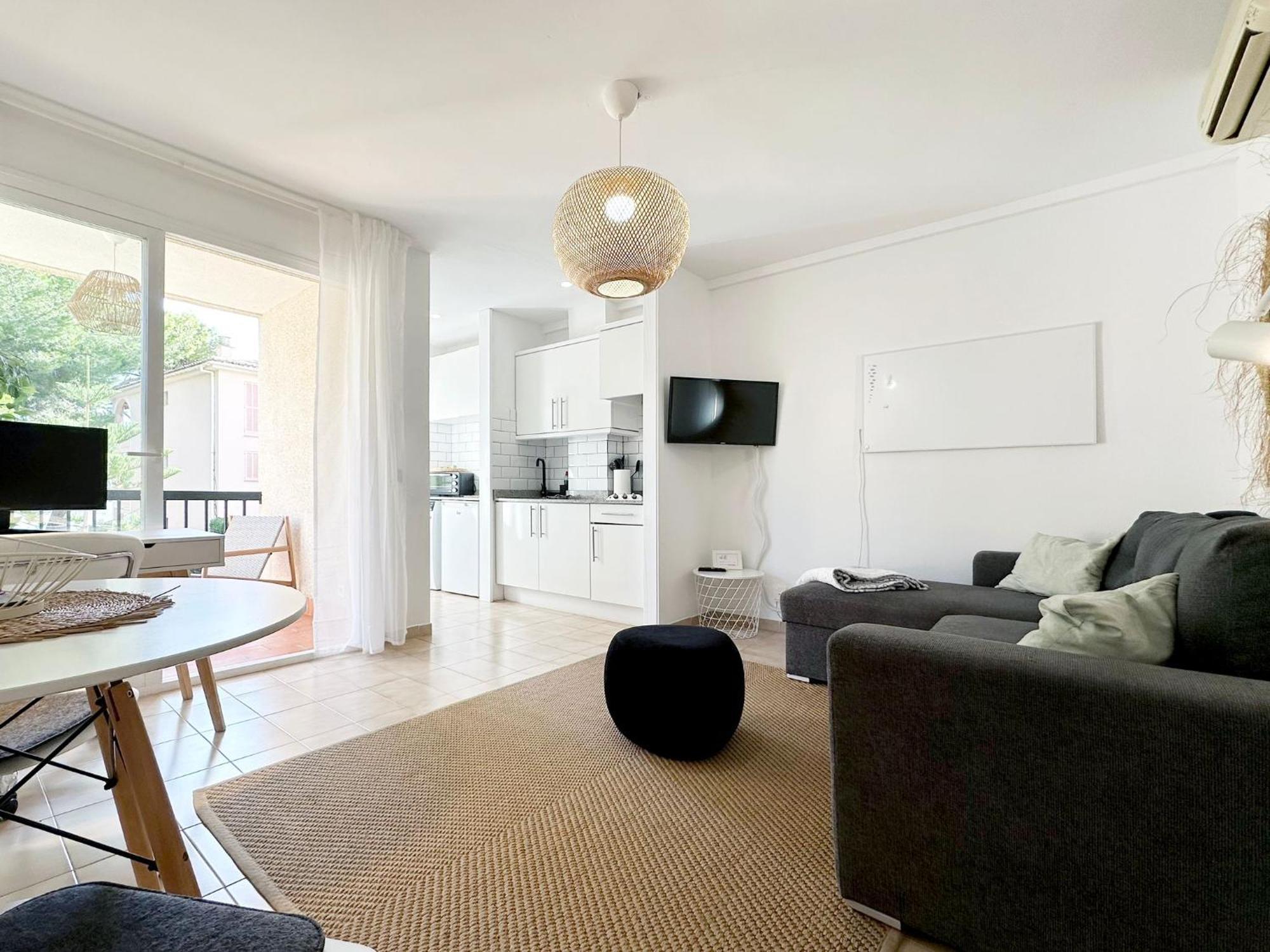 포엔샤 항구 Piso Tamarells Con Balcon Y Piscina Port Pollensa 아파트 외부 사진